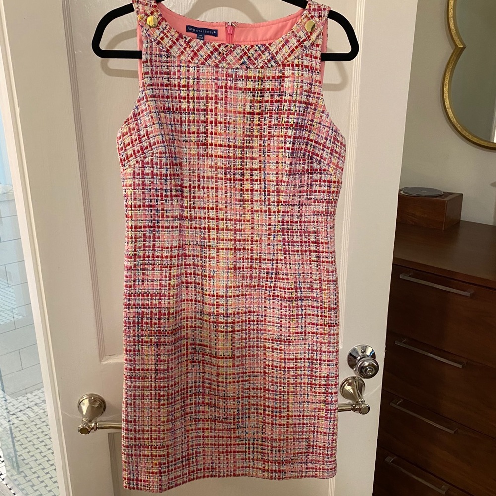 Tweed multi colored dress